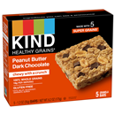 KIND Healthy Grains Peanut Butter Dark Chocolate Granola Bars 5-1.2 oz Bars