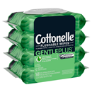 Cottonelle GentlePlus Flushable Wet Wipes with Aloe & Vitamin E, 4-42 Wipes per Pack