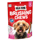 Milk-Bone Brushing Chews Daily Dental Dog Treats, Mini, 18 Bones Per Bag