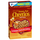 General Mills Cheerios Sweetened Whole Grain Oat Cereal, Gluten Free, Honey Nut, Family Size