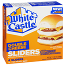 White Castle Sliders, Double Cheese, 4-2 Packs
