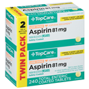 TopCare Adult Low Dose Aspirin 81mg Twin Pack