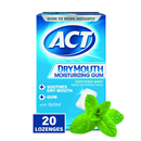 ACT Dry Mouth Gum, Soothing Mint, Moisturizing Gum Helps Soothe Dry Mouth