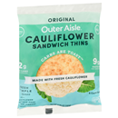 Outer Aisle Sandwich Thins, Cauliflower, Original 6Ct