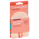 Cleanlogic Facial Mitt, Dual Texture
