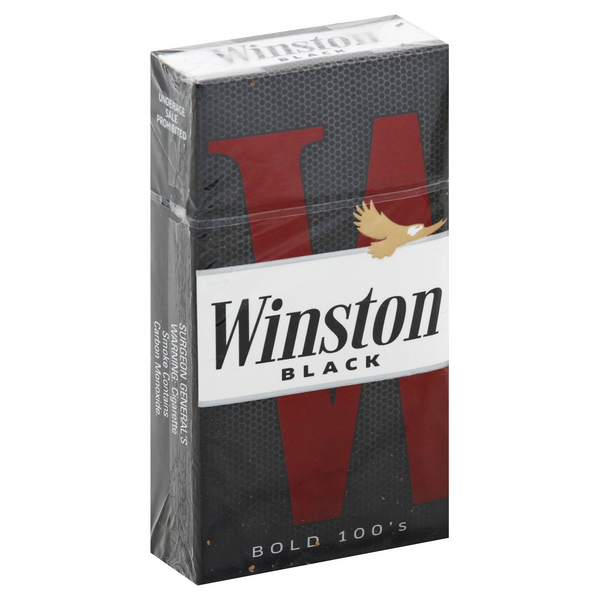 winston cigarettes online Winston Cigarettes, Black, Bold 100's
