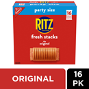 Ritz Fresh Stacks Original Crackers, Party Size, Travel Snacks, 16 Pack