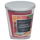 Aromascape Candle, Soy Wax Blend, Orange + Cranberry