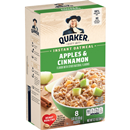 Quaker Instant Oatmeal, Apples & Cinnamon 8 Count
