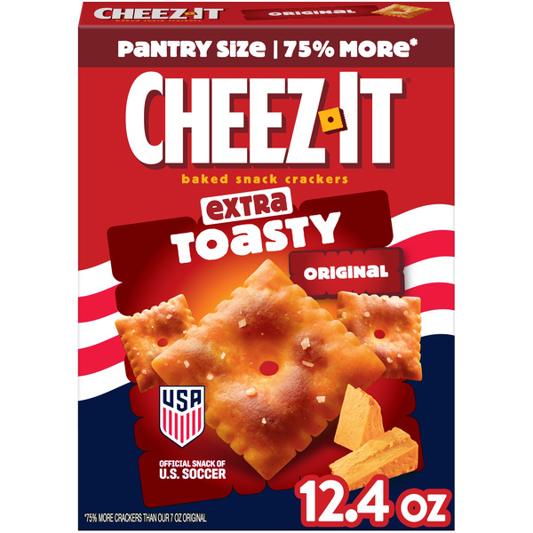 Cheez-It Cheese Crackers Extra Toasty | Hy-Vee Aisles Online