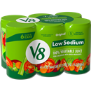 V8 Original Low Sodium 100% Vegetable Juice 6Pk