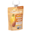 Happy Baby Nutty Blend Baby Food, Organic, Bananas with Almond Butter, 6+ Months