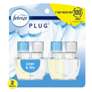 Febreze Noticeables Linen & Sky Dual Scented  Refills 2 Count