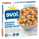 Evol. Breakfast Sausage & Uncured Bacon Frozen Entree