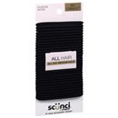 Scunci No Damage Black Hair Elastics
