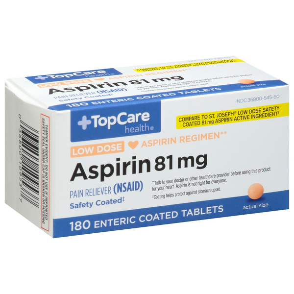 Aspirin 81 mg tablets