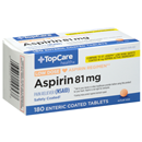 TopCare Low Dose Aspirin 81Mg Coated Tablets