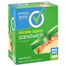 Simply Done Zipper Sandwich Bags