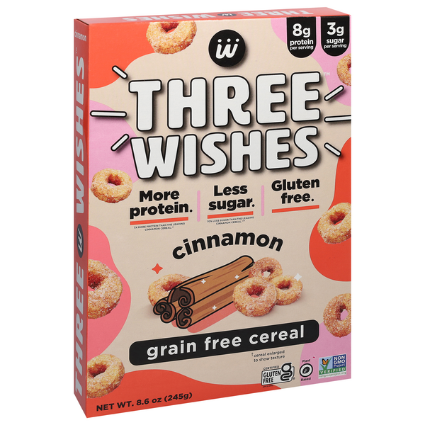 Three Wishes Grain Free Cereal by Three Wishes - Exclusive Offer at $7.99  on Netrition