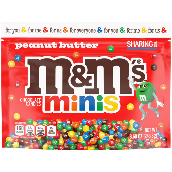 M&M's Milk Chocolate Minis Tube  Hy-Vee Aisles Online Grocery