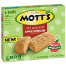 Mott's Soft Baked Apple Streusel Bars, 6-0.96 oz