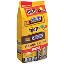 Mars Snickers & M&M's Fun Size Peanut Lover Chocolate Candy Variety Pack, Party Size