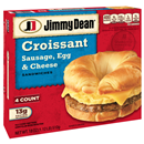 Jimmy Dean Croissant Sandwiches Sausage, Egg, & Cheese 4Ct