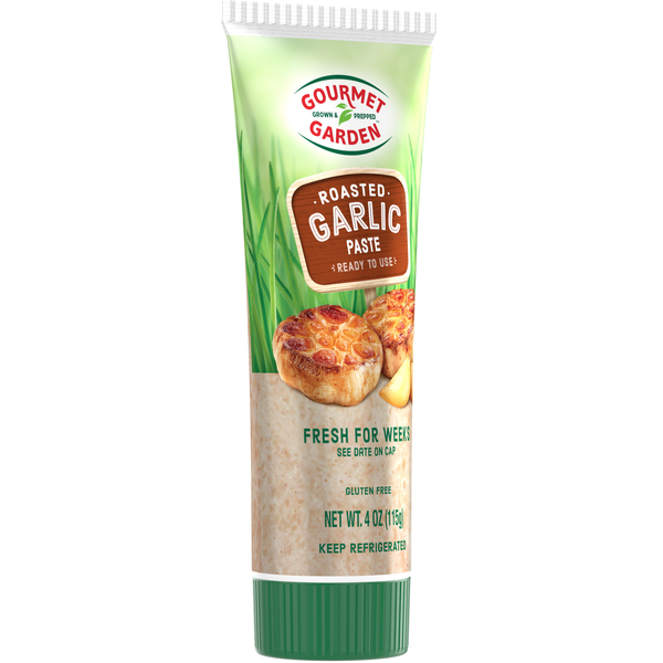 Gourmet Garden Gluten-free Roasted Garlic Stir-In Paste 4 oz tube