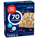 Fiber One 90 Calorie Birthday Cake Baked Bar 6pk