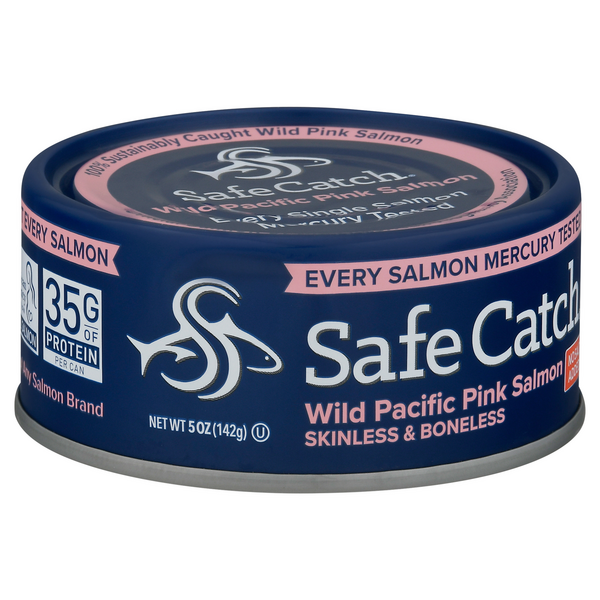 Safe Catch, Wild Pink Pacific Salmon - Low Mercury