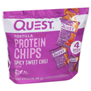 Quest Protein Chips, Spicy Sweet Chili, Tortilla Style 4-1.1 oz. Bags