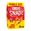 Cheez-It Snap'd Double Cheese Cheesy Baked Snacks Family Size