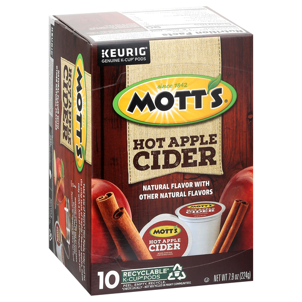 Keurig Motts Hot Apple Cider | Hy-Vee Aisles Online Grocery Shopping