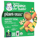 Gerber Organic for Toddler Plant-tastic Harvest Bowl, Vegan Mac with Creamy Veggies Sauce 12+ Months