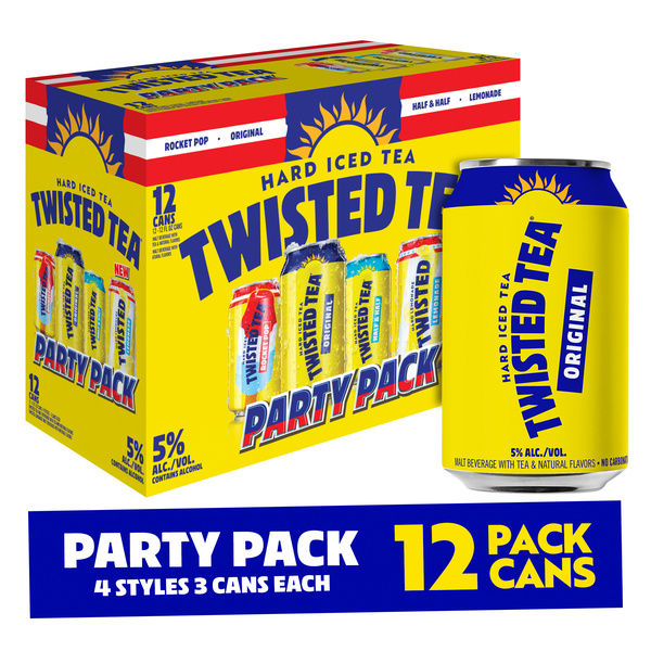 デリア　レイス　「プライベートパーティー」 Twisted Tea Variety Party Pack, Hard Iced Tea (12 fl. oz. Can