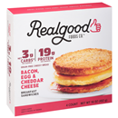 Real Good Foods Bacon Egg & Cheese Grain Free Breakfast Sandwich