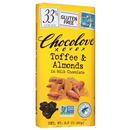 Chocolove Toffee & Almonds, In Milk Chocolate