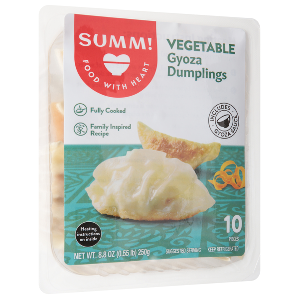 Summ! Gyoza Dumplings, Vegetable, 10Ct | Hy-Vee Aisles Online