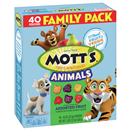Mott's Fruit Animals Flavored Snacks, Assorted Fruit Flavors, Family Size 40-0.8 oz