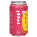 Poppi Prebiotic Soda, Strawberry Lemon