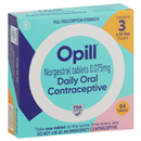 Opill Daily Oral Contraceptive, 0.075 Mg, Tablets