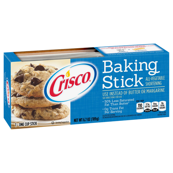 All-Vegetable Shortening Baking Sticks - Crisco®