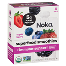 Noka Organic Super Berry Immune Support Smoothie, 4-4.22 oz Pouches