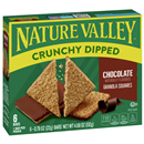 Nature Valley Granola Squares, Chocolate, Crunchy Dipped 6-0.78 oz