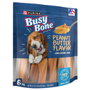 Purina Busy Bone Dog Treats, Peanut Butter, 6Pk, Small/Medium
