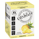 Carbliss Premium Cocktails, Pineapple 4Pk