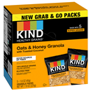 KIND Healthy Grains Granola, Oats & Honey 5-1.6 oz