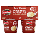 Idahoan Four Cheese Mashed Potatoes 4-1.5 oz Cups
