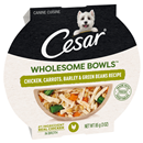Cesar Dog Food, Canine Cuisine, Chicken, Carrots, Barley & Green Beans Recipe