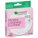Garnier SkinActive Micellar Cleansing Eco Pads, Reusable